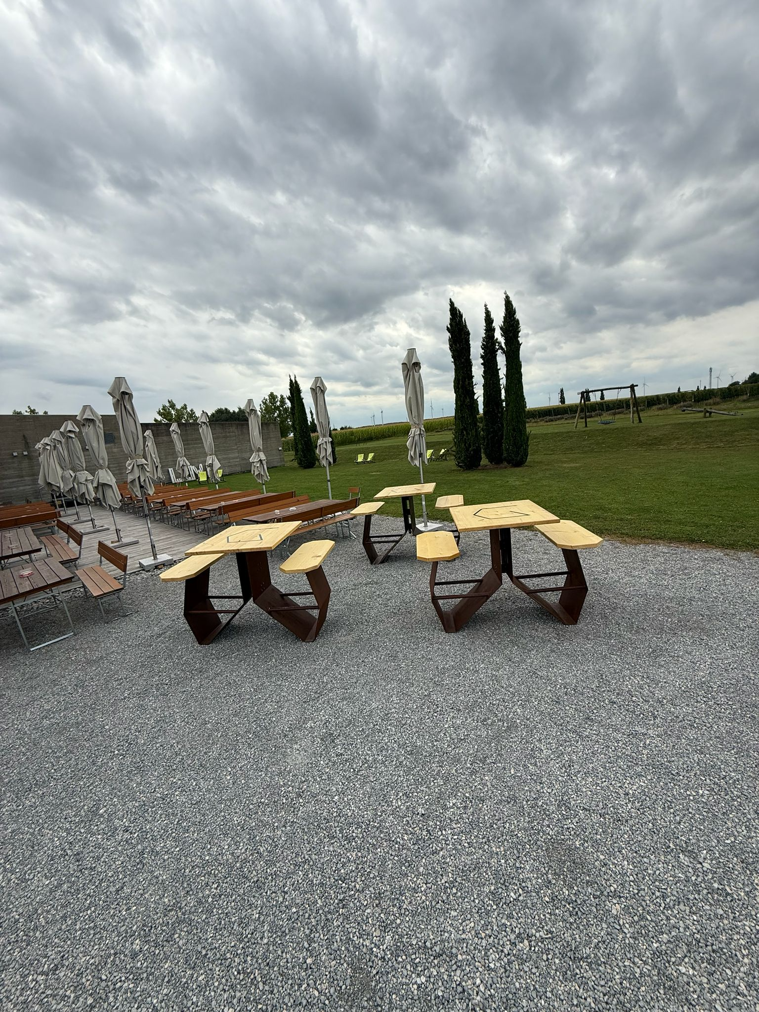 Garten Bar aus Stahl und Holz